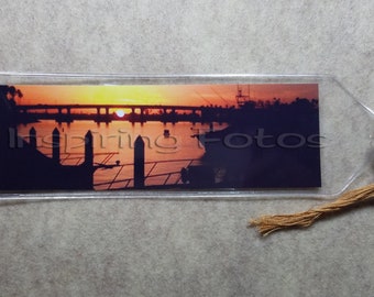 Harbor Sunset Bookmark