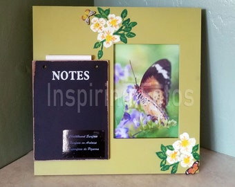 Butteryfly Note Frame Wall Art