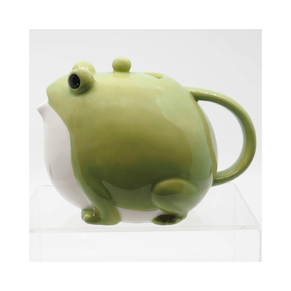 Frog Tea Set Tea Pot 2 Cups Set Porcelain Kawaii Unique Etsy