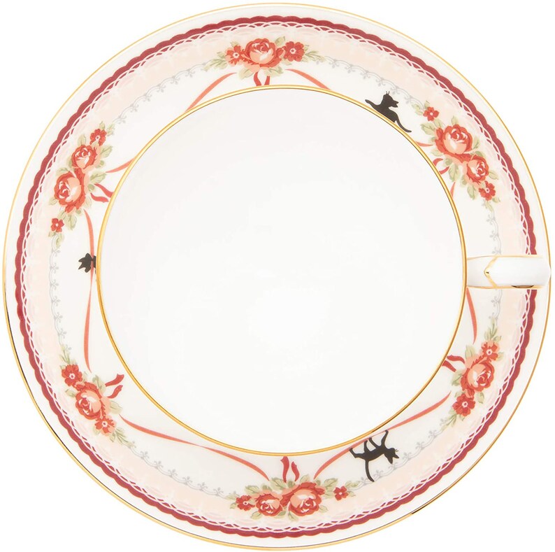 Kiki's Delivery Service Jiji Tea Cup & Saucer Set Noritake Etsy