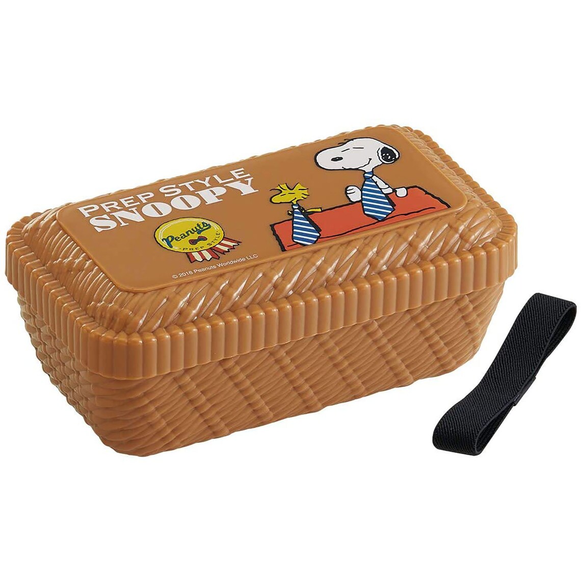 PEANUTS Snoopy Lunch box Rattanstyle Basket Bento box 580ml Etsy