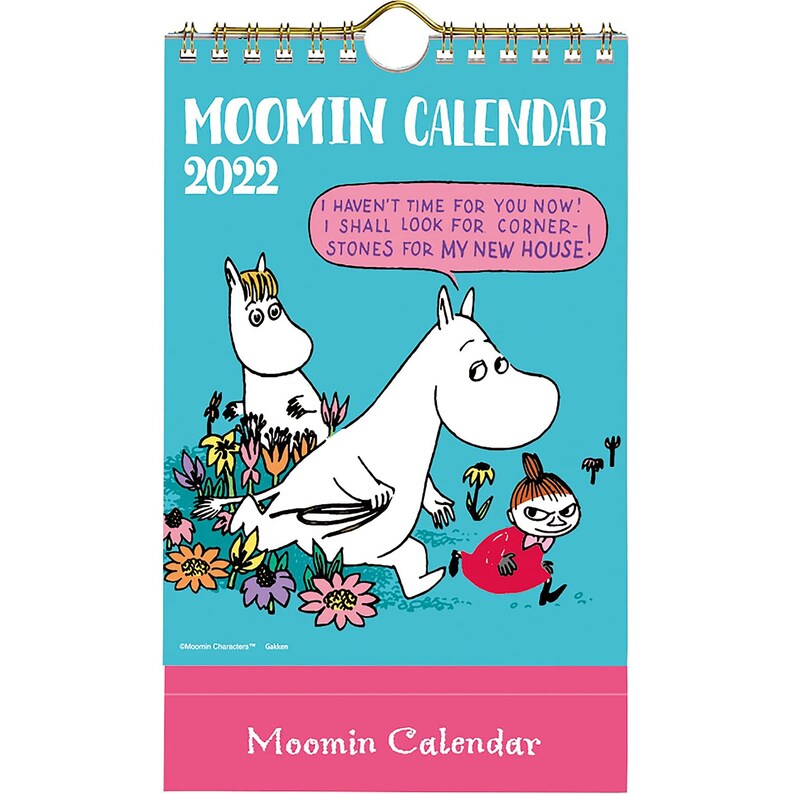 2022 Moomin Desktop Calendar imagen original M09098 13.7cm x Etsy México
