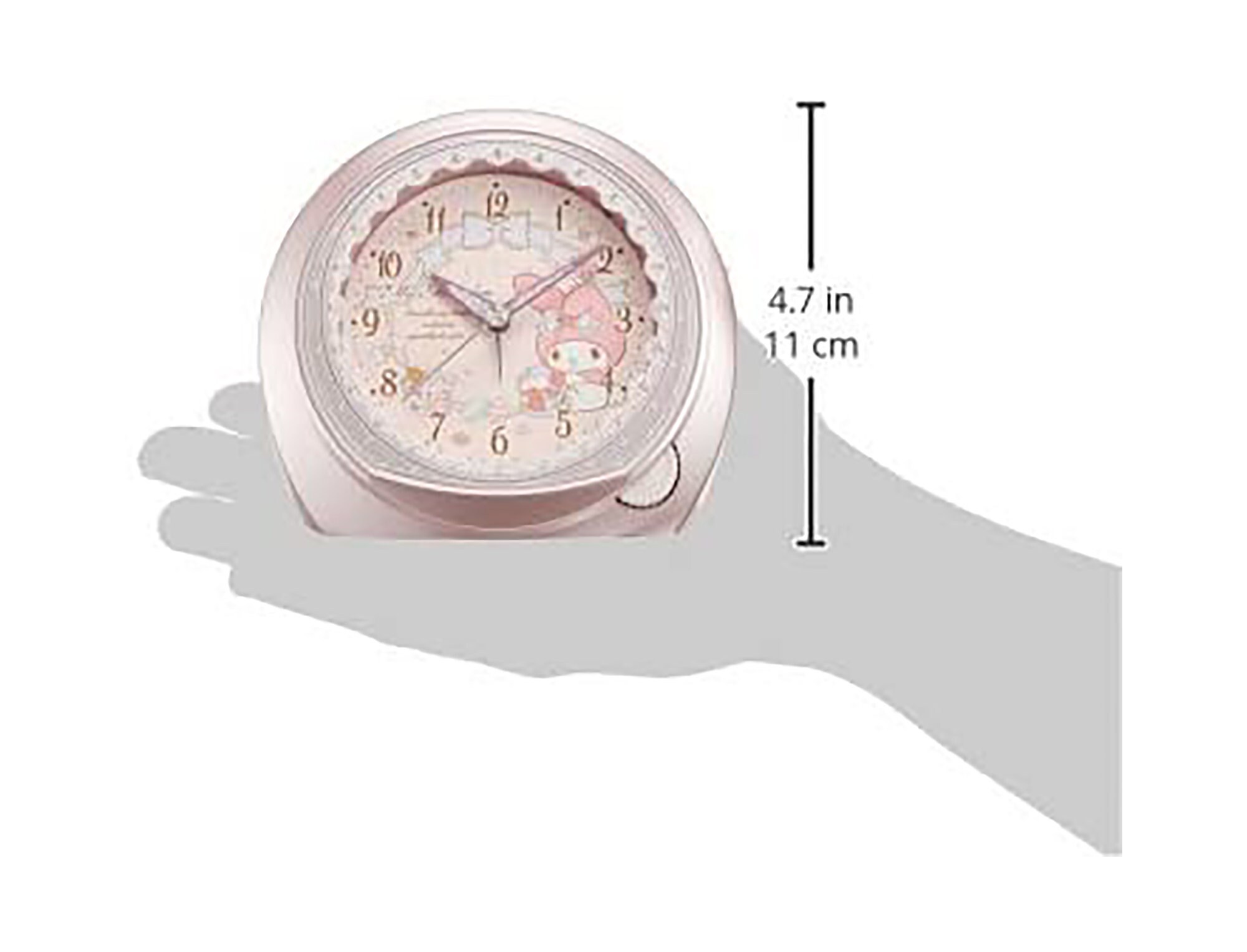 My Melody Alarm Clock Pink Metallic Kawaii JAPAN Etsy