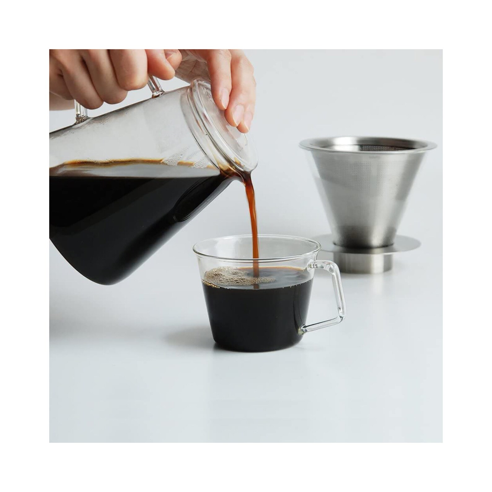 KINTO CARAT Coffee Dripper & Pot 21678 720ml 0.72L Glass Etsy