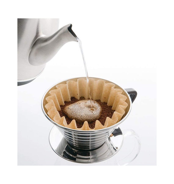 Kalita Wave Series Stainless Steel Dripper Pour Over Drip for 2 to 4 cups #05033 