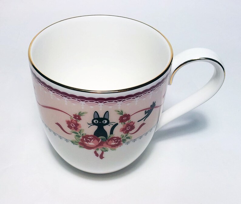 Kiki's Delivery Service Jiji Tea Cup Mug Cup Noritake Bone Etsy