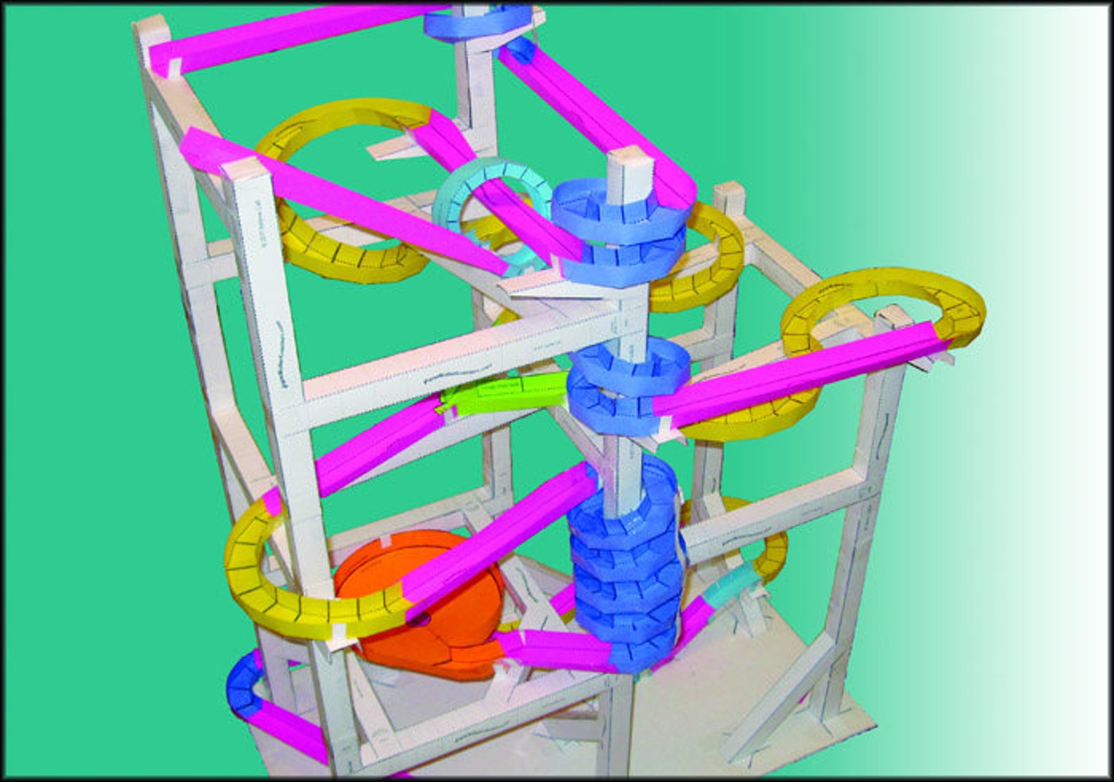 Paper Roller Coaster Template