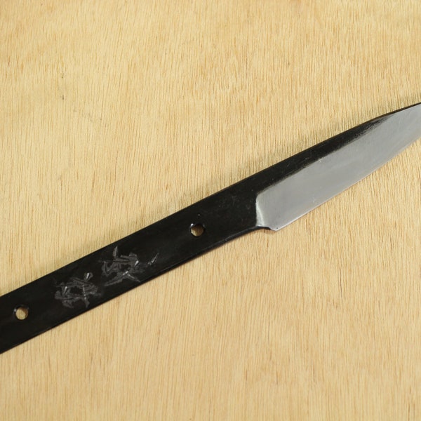 Shokei blank blade Custom knife Making Kurouchi white 2 steel Tanto Fixed Blade Knife 78mm