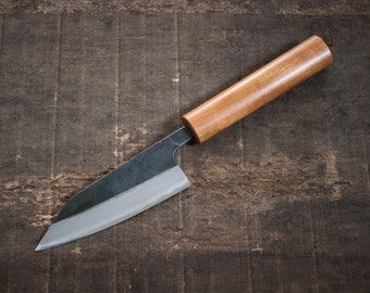 Japanese Hatchet knife blank Axe Hidetsune hand forged white #2 steel –  ibuki blade blanks