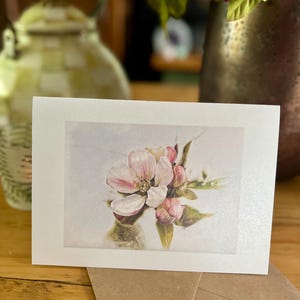 Apple Blossom Greetings Card