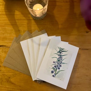 Bloc-notes Digitale - lot de cinq sur carte BLANCHE avec enveloppes