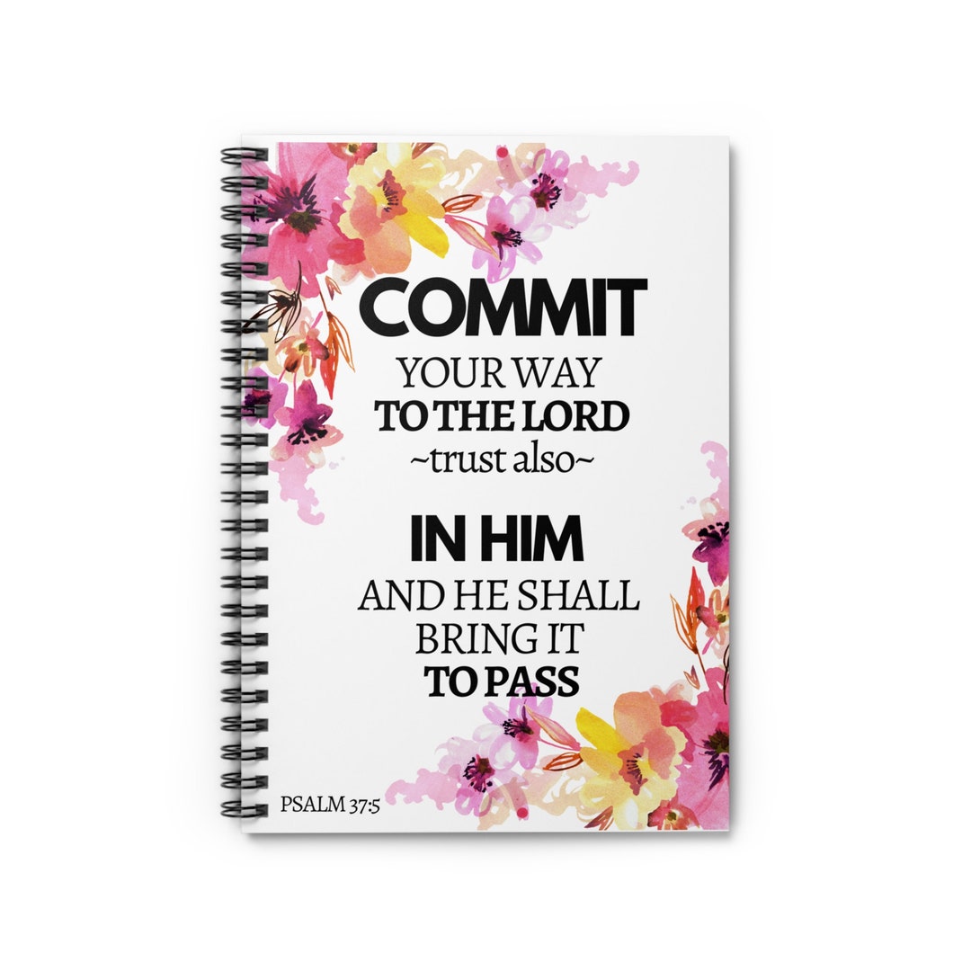Floral Spiral Notebook Journaling Notebook | Soft Cover Journal ...