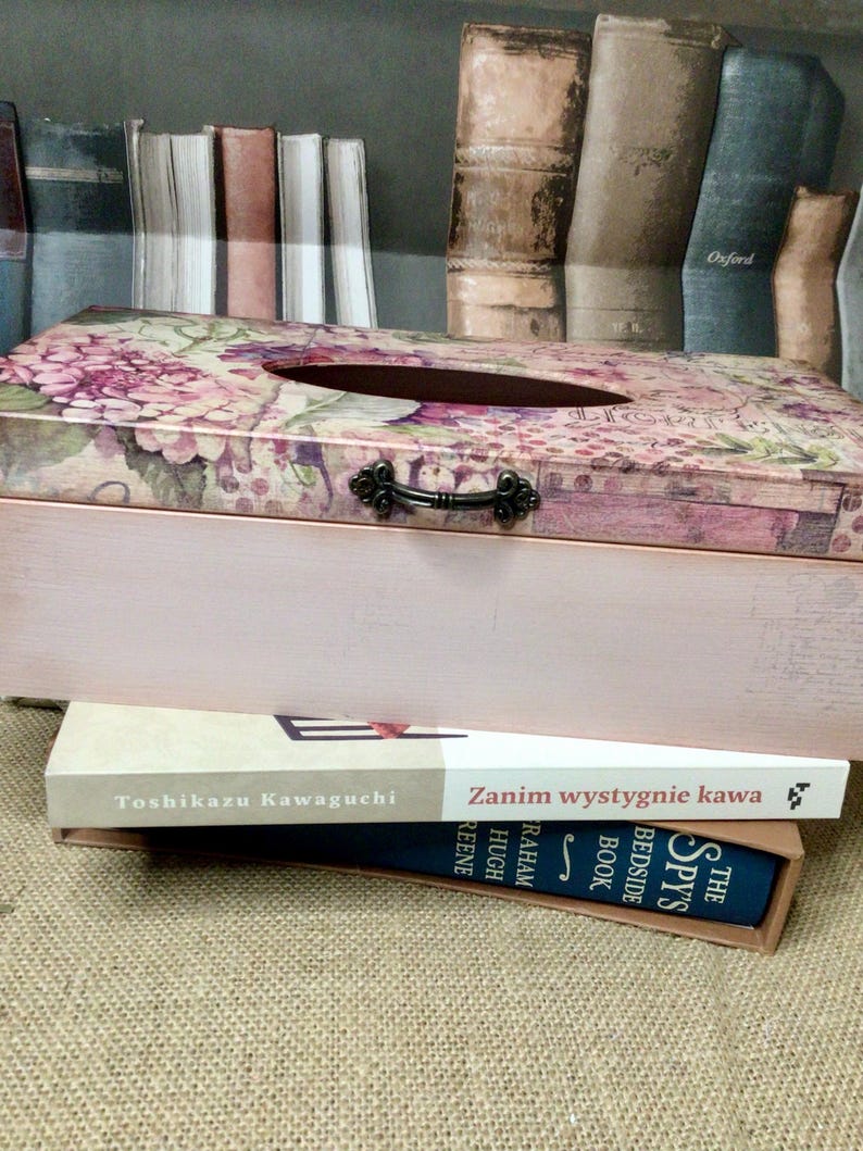 Hydrangea Tissue Box Cover - Thumbnail 3