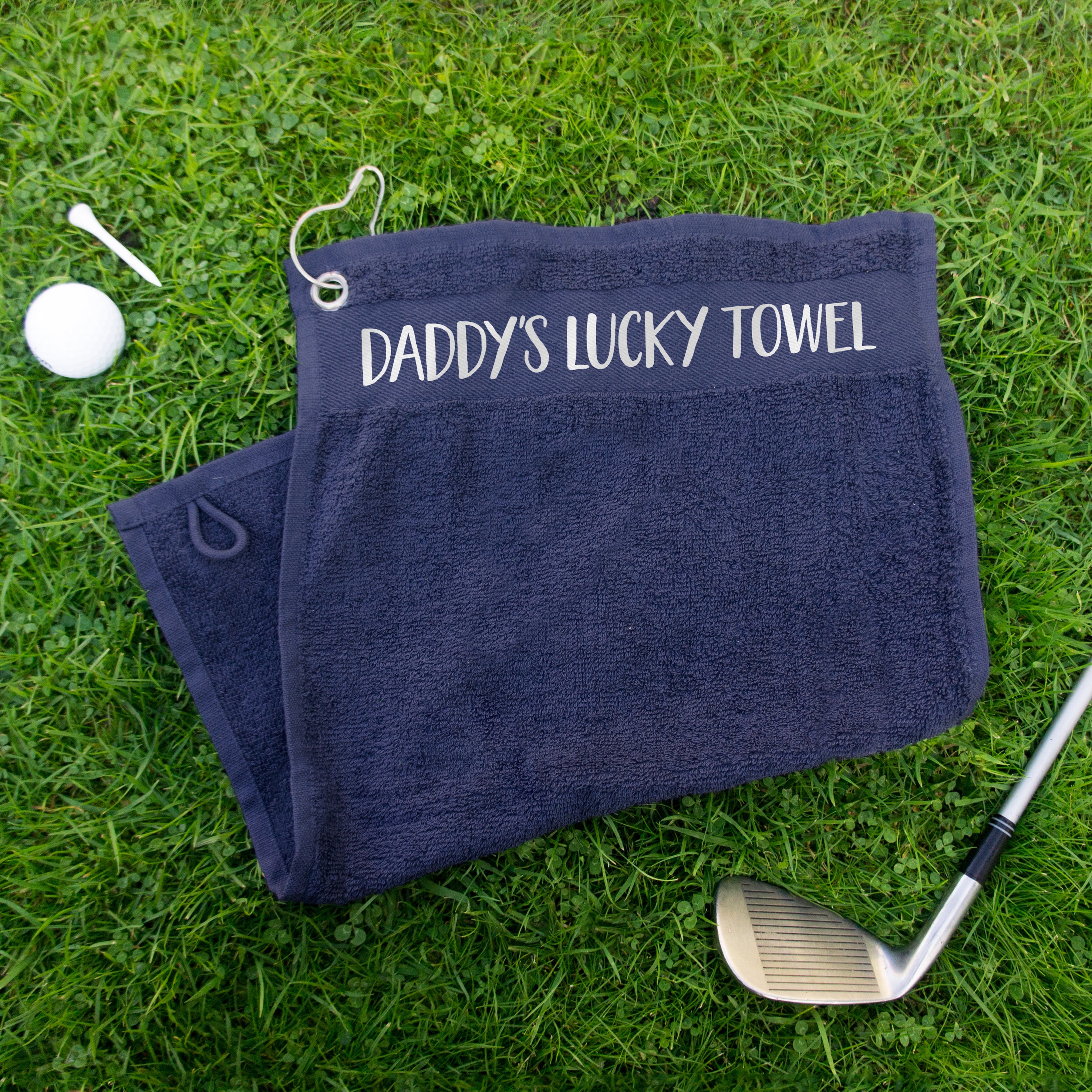 Personalised Lucky Golf Towel With Name. Custom Golfing Towel Etsy UK