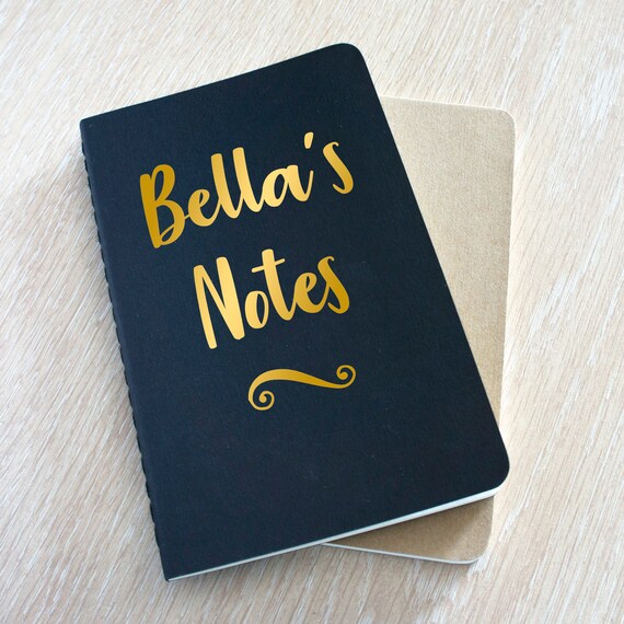 Personalised Moleskine Small Notebook A6/A5 Notes Ideas Etsy