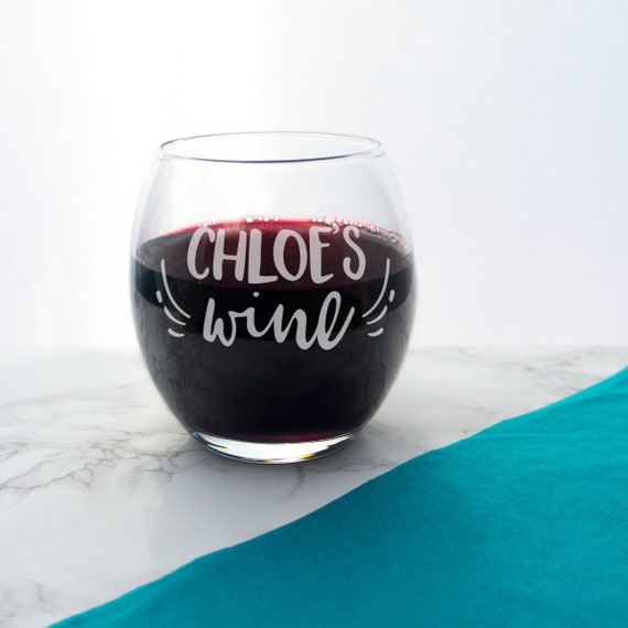 Wine Glasses, Unique Wine Glasses, Stemless Wine Glasses