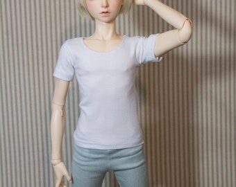 1/3 SD F60 スマートドール用 ホワイトTシャツ BJD