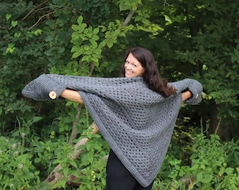 PATRON Le Jodi Pocket Shawl Crochet PATRON