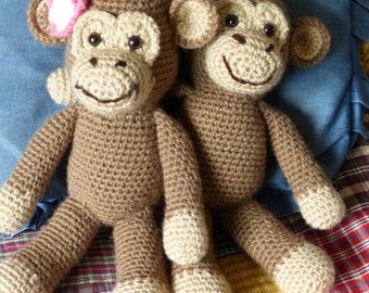 Chango and Changa Monkey Crochet Pattern