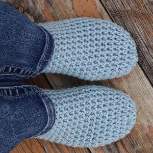 Simple Sock Slipper Crochet Pattern image 2