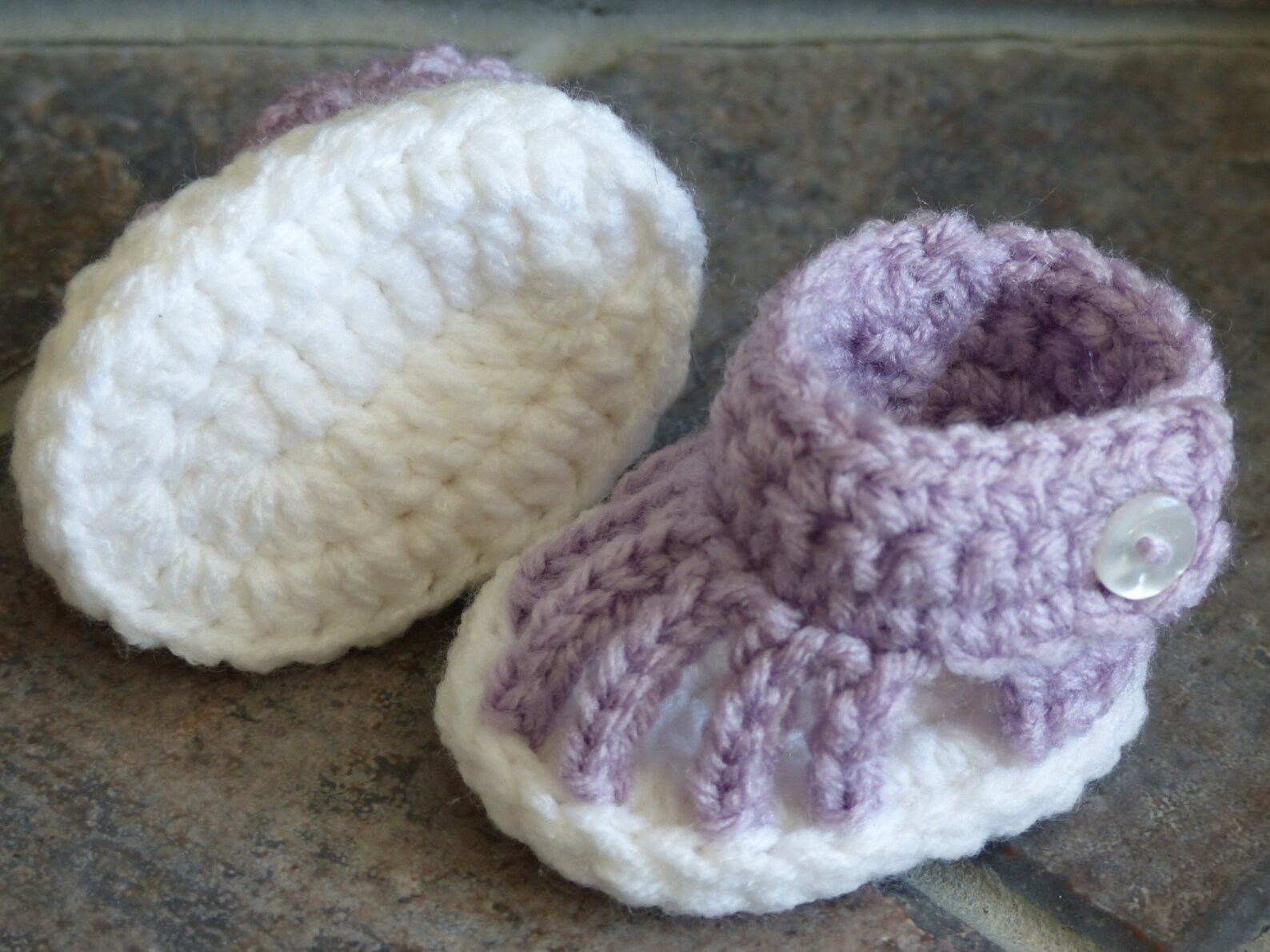 Sweet Newborn Baby Sandal Crochet Pattern Etsy