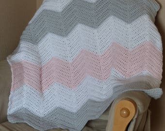 Eenvoudig haakpatroon babychevron
