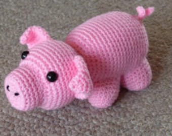 Petunia Flying Pig Crochet PATTERN