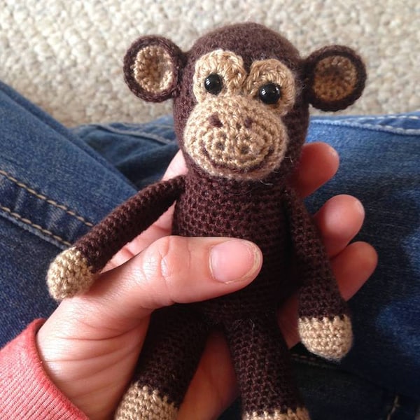 Mini Chango Monkey Crochet Pattern