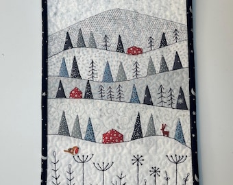 Winter View  Miniature Quilt Kit
