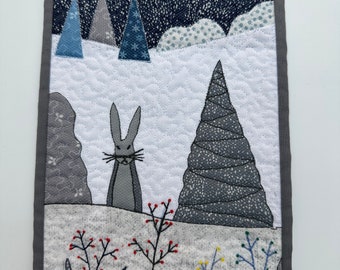 Moonlit Hare Mini Quilt Kit