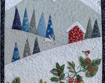 Patrón pdf Winter Valley Mini Quilt
