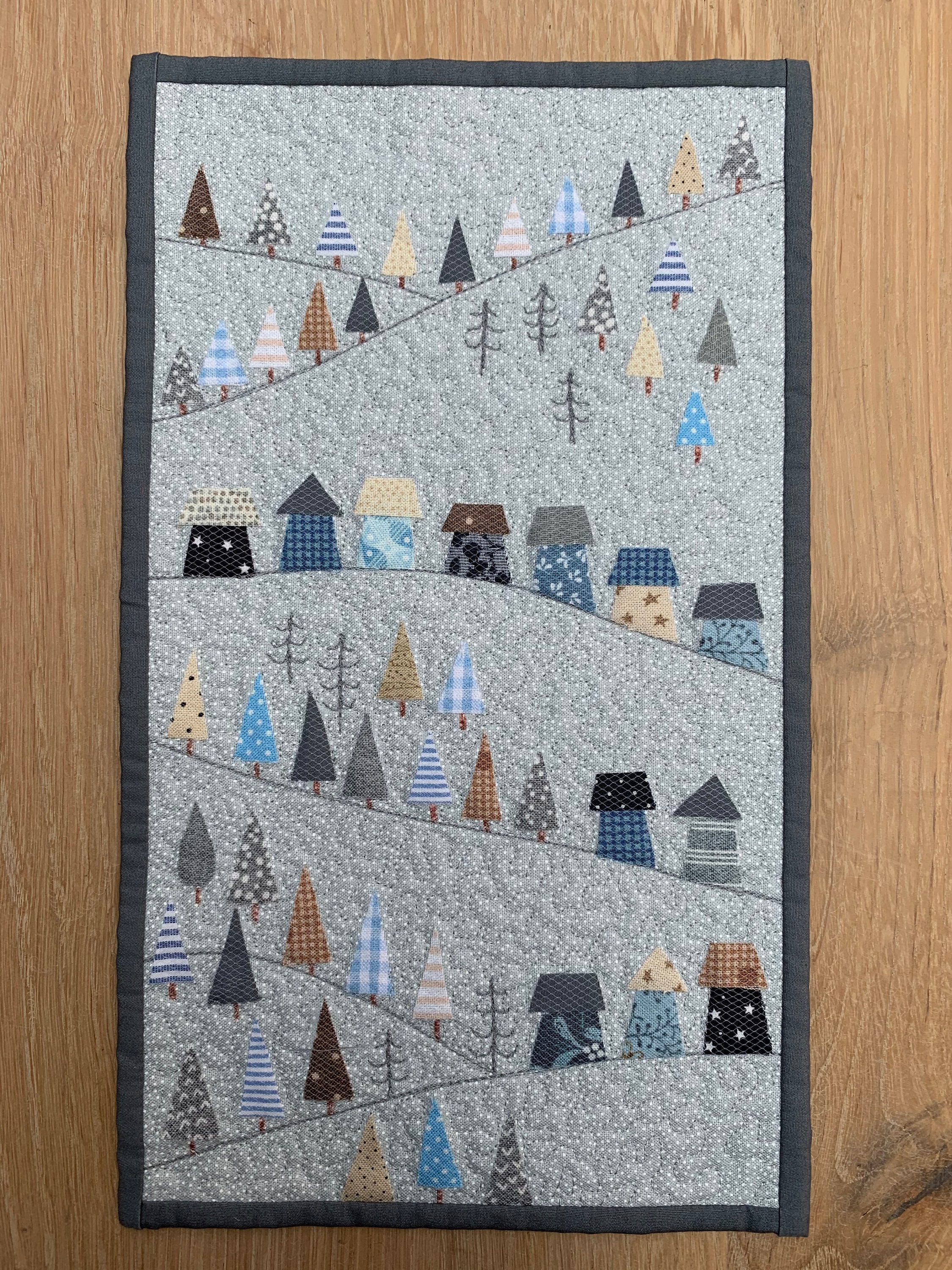 Highland Village Mini Quilt KIT - Etsy Highland Village Mini Quilt KIT - Etsy