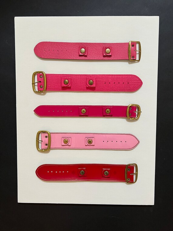 SALE - Mod 1970's Watch Bands displayed in Shadow… - image 4