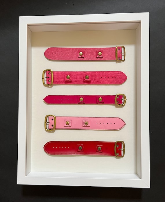 SALE - Mod 1970's Watch Bands displayed in Shadow… - image 1