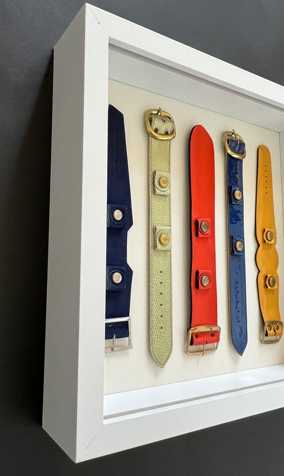 SALE - Mod 1970's Watch Bands Displayed in Shadow… - image 5