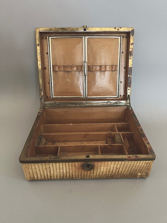 SALE - Antique Shagreen Jewelry Box - image 7