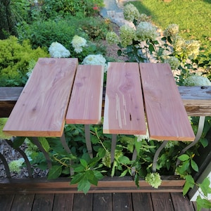 4 Eastern Red Cedar Boards, Planed and Sanded, Sign Blanks, Project Wood