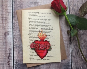 Romeo & Juliet card | husband wife card | one I love card | Anniversary card I Valentines card