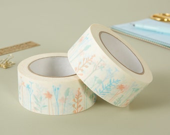 Floral Gift Tape - Paper Tape - Christmas Wrapping - Christmas tape