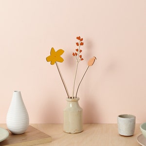 Wooden flower Set Hedgerow Wooden Flower Set Wooden Flowers Mother's Day Flowers image 2