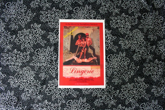 Vintage Porno Poster. Lingerie Retro 80s Porno VHS Cover Limited Print.  Retro Porn Art Deadstock. Limited Porn Art Gift. Lingerie Fetish