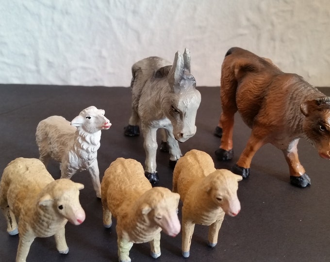 Vintage Nativity Animal Figurines All Made in Italy for Etsy