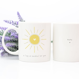 Sending You Sunshine in a Mug, Get Well Gift, Friendship Mug, Cup of Sunshine, Thinking of You Gift, Sympathy Gift, Personalized Coffee Cup
