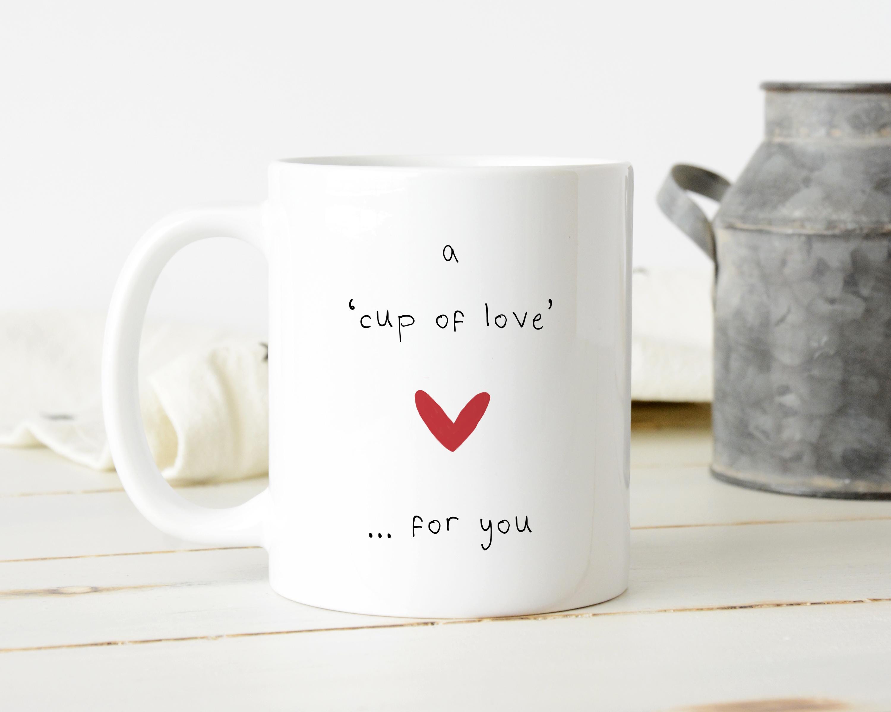 Love Personalized Coffee Mug - 11 Oz Ceramic Cup - Etsy