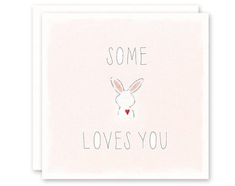 Love Card | Some Bunny Loves You | Blank Cards | Susan Case Designs