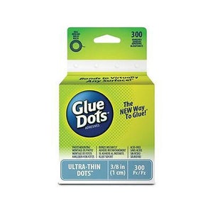 Glue Dots Dot N' Go Adhesive Dispenser, 3/8 Inch - 200 adhesives