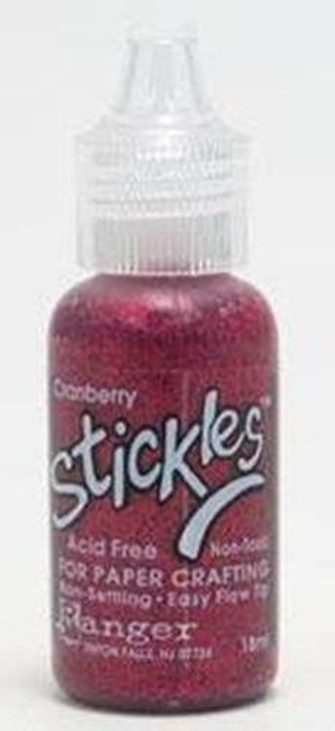 Rangers Stickles Glitter Glue 0.5oz Cranberry