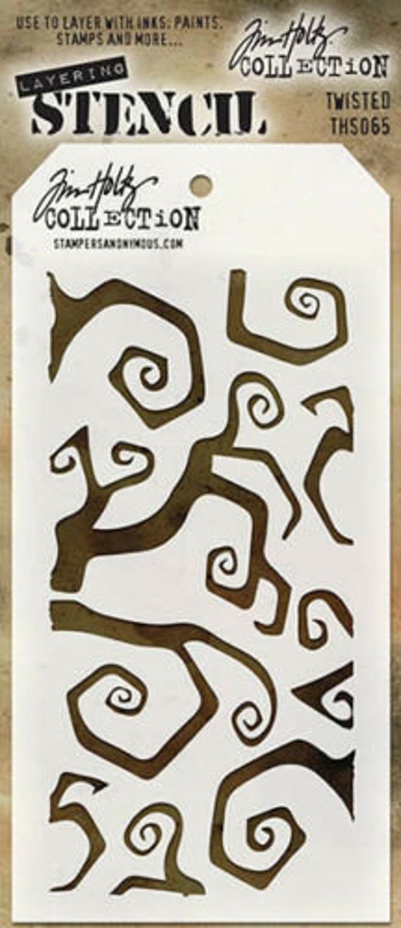 Tim Holtz Layered Stencil 4.125″X8.5″ : Woodgrain