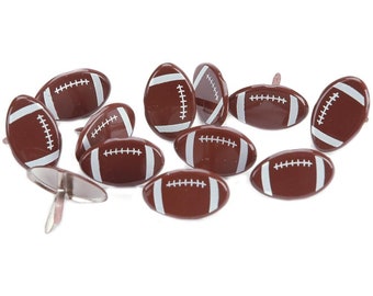 EYELET OUTLET Shape Brads-Football 12/Pkg