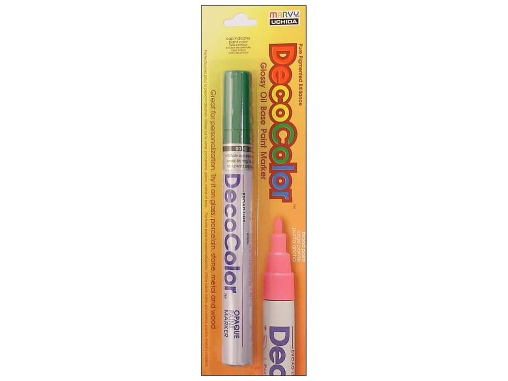 DecoColor Glossy Oil Base Paint Marker, Extra Fine by Marvy Uchida | Michaels